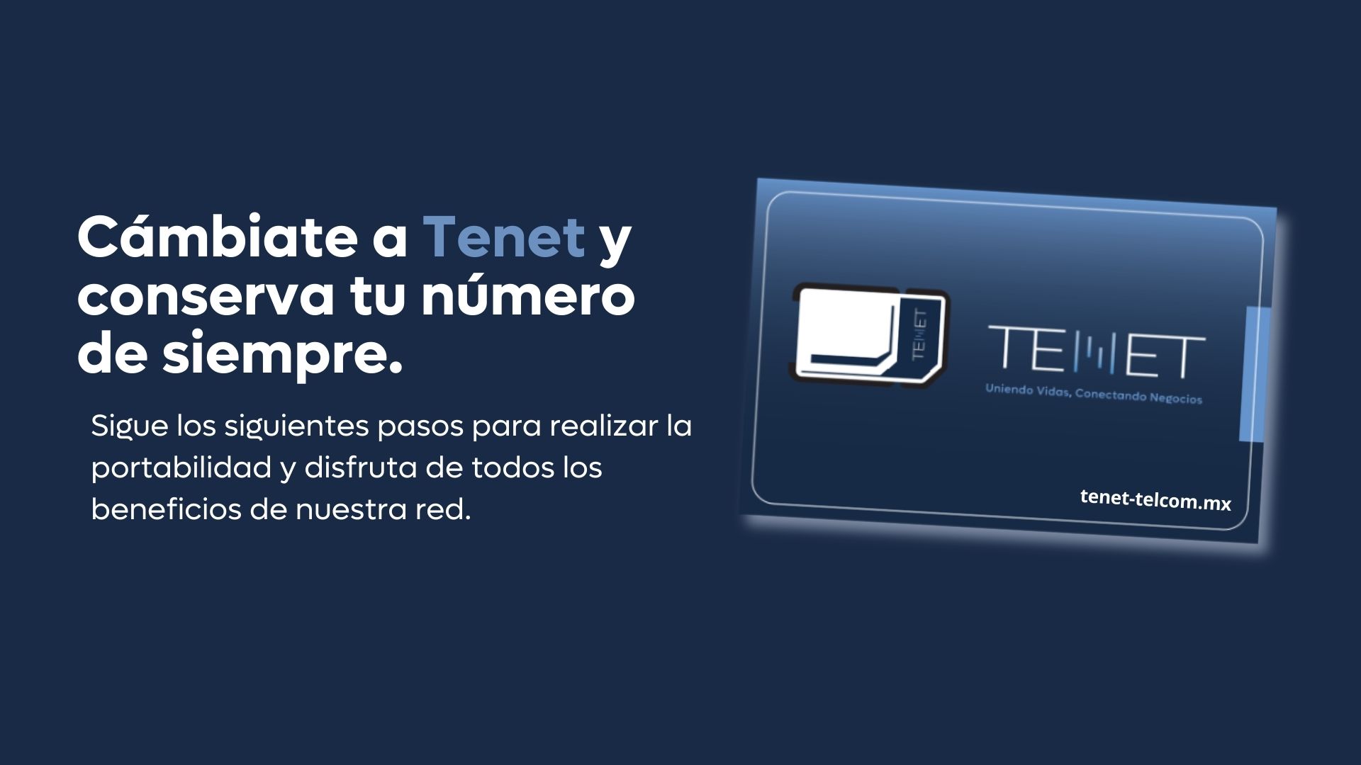 Portabilidad numérica TENET
